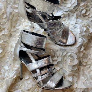 Michael kors silver sexy stiletto heels